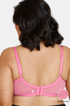 Zivame True Curv Single Layered Non Wired 3/4th Coverage Super Support Bra - Ibis Rose — thumbnail 6